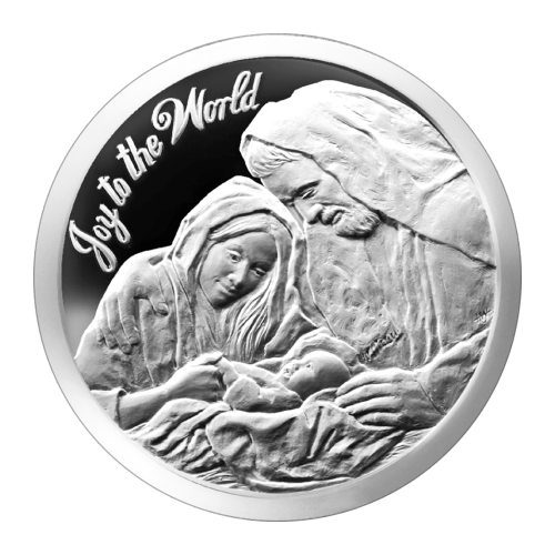 1 oz 2014 Joy to the World Silver Proof-like Round