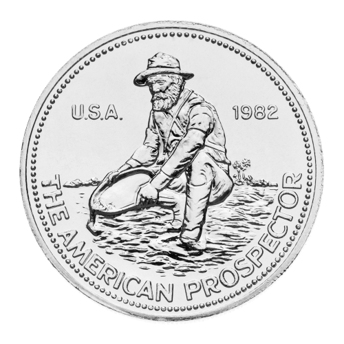 1 oz Random Year Prospector Silver Round | Engelhard
