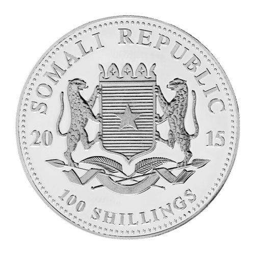 1 oz 2015 Somalian African Elephant Silver Coin | Bavarian State Mint