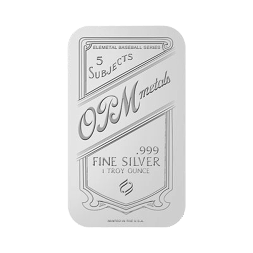 Buy Honus Wagner Baseball Greats Silver Bars | Silver Gold Bull US