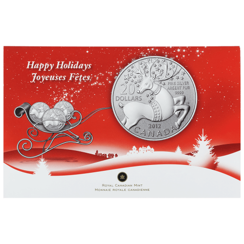 1/4 oz 2012 $20 for $20 Magical Reindeer Silver Coin