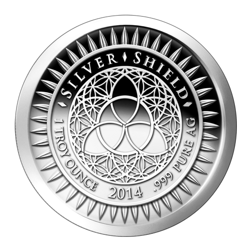 Ronde 1 once d'argent semblable à épreuve numismatique Never Trust Government 2014