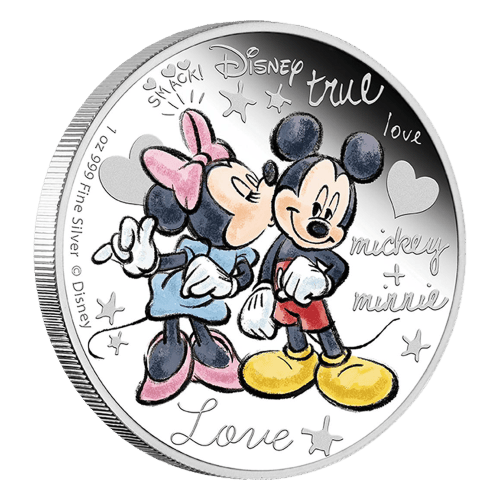 Buy Disney© Crazy In Love Silver Proof Coins | Silver Gold Bull Canada