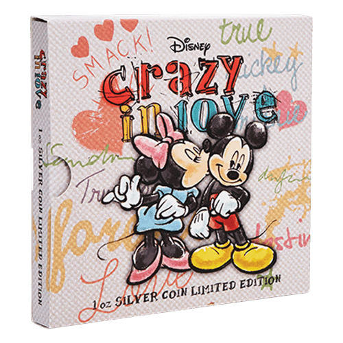 1 oz 2015 Disney Crazy In Love Silver Proof Coin | New Zealand Mint