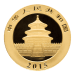Pièce 1 once d'or Panda Chine 2015 | Monnaie chinoise