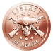 1 oz 2014 Liberty or Death Copper Round