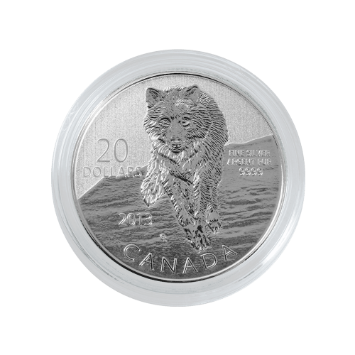 1/4 oz 2013 $20 for $20 Wolf Silver Coin | Royal Canadian Mint