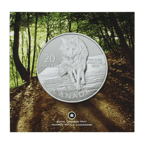 1/4 oz 2013 $20 for $20 Wolf Silver Coin | Royal Canadian Mint
