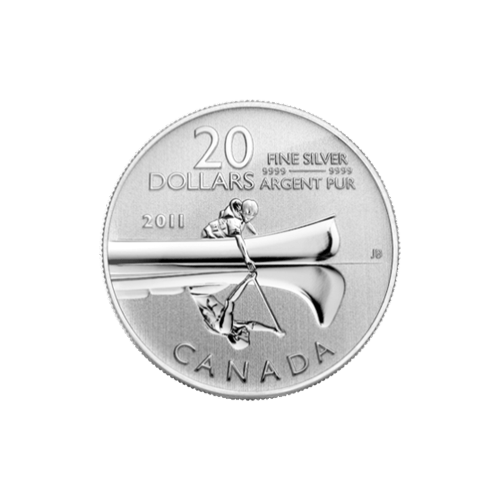 1/4 oz 2011 $20 for $20 Canoe Silver Coin | Royal Canadian Mint