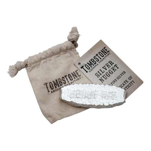10 oz Tombstone Nugget Silver Bar | Scottsdale Mint