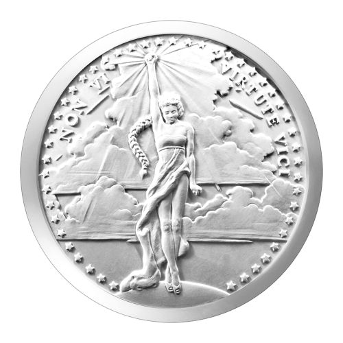1 oz 2015 Non Vi Virtute Vici Silver Round | Silver Shield
