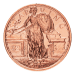 1 oz Zombucks Starving Liberty Copper Round | Elemetal Mint
