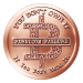 1 oz 2015 BitCON Copper Round | Silver Shield