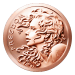 1 oz 2015 Freedom Girl Copper Round | Silver Shield