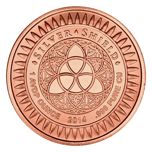 1 oz 2014 Warbird Copper Round | Silver Shield