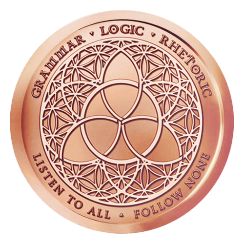 1 oz 2015 Trivium Copper Round | Silver Shield