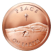 1 oz 2015 Peace on Earth Copper Round | Silver Shield