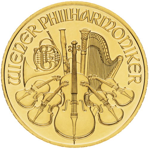 Pièce 1 once d'or Philharmonique d'Autriche 2015