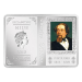 Pièce 1 once d'argent épreuve numismatique Charles Dickens 2015