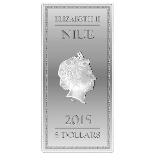 Pièce 2 onces d'argent épreuve numismatique Dieux de la Grèce antique | Apollon 2015