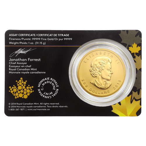 1 oz 2015 Call of the Wild Series: Growling Cougar Gold Coin | Royal Canadian MInt