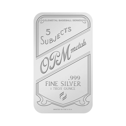 Lingot 1 once d'argent Série Baseball Greats Cy Young T-206 | Elemetal Mint