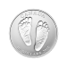 1/2 oz 2015 Welcome to the World Silver Reverse Proof Coin