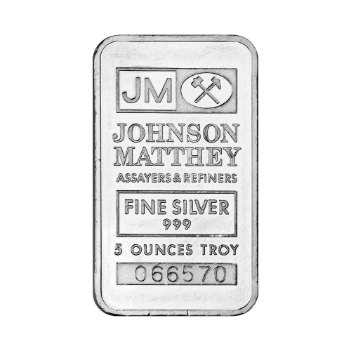 5 oz Silver Bar | Johnson Matthey