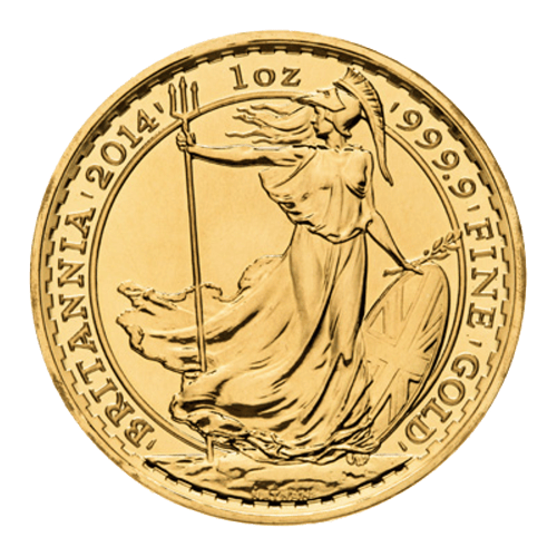 Pièce 1 once d'or Britannia Année lunaire du Cheval Marque d'atelier 2014 | La Monnaie royale