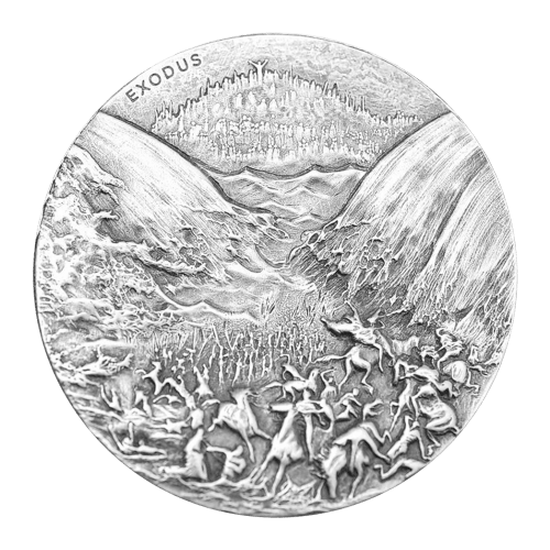 Pièce 2 onces d'argent Série biblique | Exode 2015