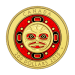 1 oz 2015 Singing Moon Mask Coloured Gold Coin