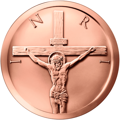 5 oz 2015 Crucifixion Copper Round