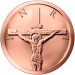 5 oz 2015 Crucifixion Copper Round