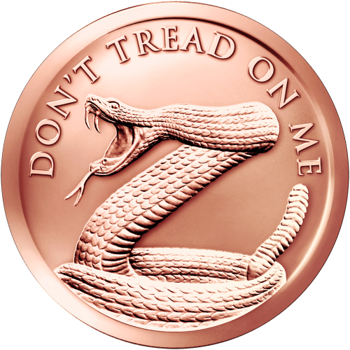 5 oz 2015 Don't Tread on Me Copper Round