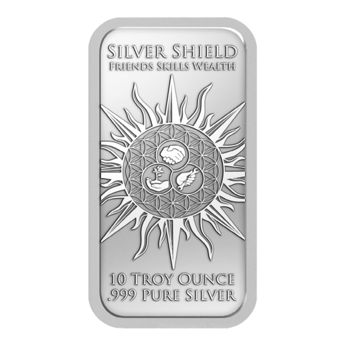 10 oz Jesus Clears the Temple Silver Bar | Silver Shield