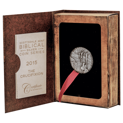 Pièce 2 onces d'argent Série biblique | La Crucifixion 2015