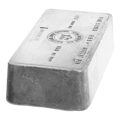 100 onces Lingot d'argent vintage | Monnaie royale canadienne