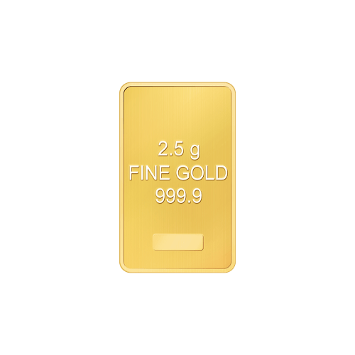 2.5 gram Assorted Gold Bar