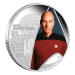 Pièce 1 once d'argent Épreuve numismatique Star Trek Capitaine Jean-Luc Picard 2015 | Monnaie de Perth