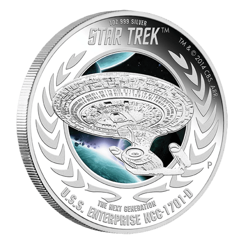 Buy Star Trek USS Enterprise Silver Proof Coins | Silver Gold Bull US
