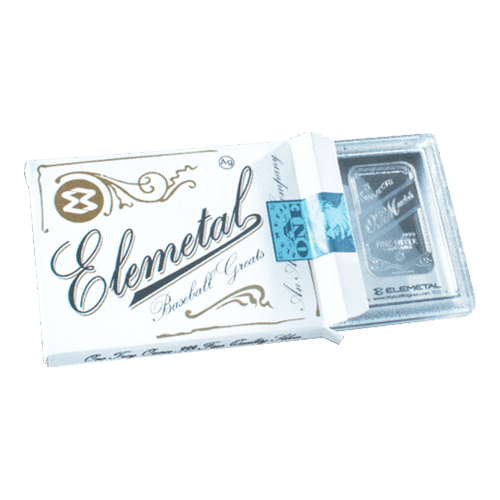 1 oz Christy Mathewson T-206 Baseball Greats Series Silver Bar | Elemetal Mint