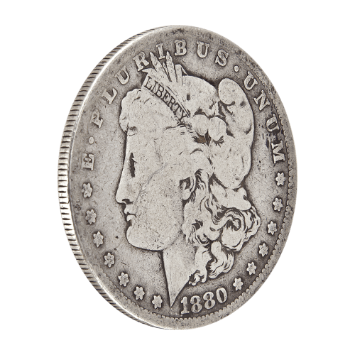 Pièce en argent Dollar Morgan de circulation moyenne 1878-1904 | Monnaie des États-Unis