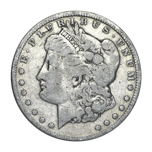 Pièce d'argent VG Morgan Dollar d'argent 1878-1904 | Monnaie des États-Unis