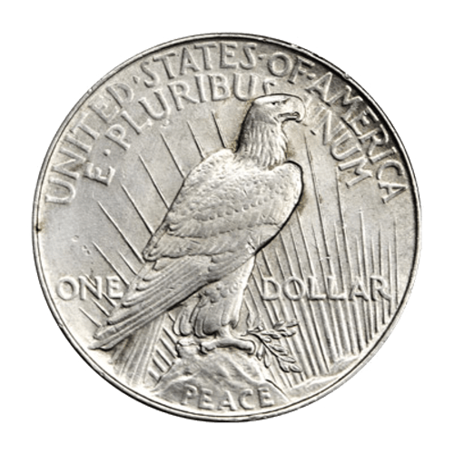 Random Year Peace Silver Dollar VG+ Silver Coin | United States Mint