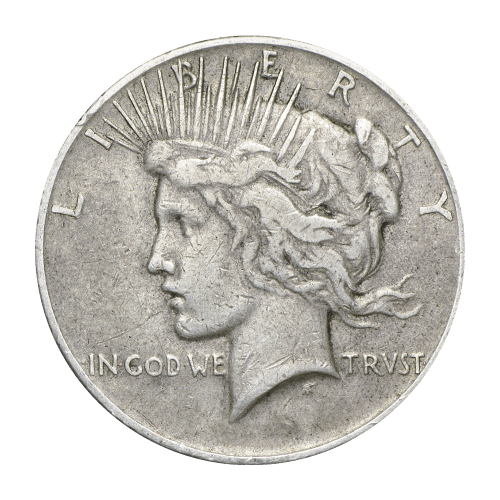 Random Year Peace Silver Dollar VF Silver Coin | United States Mint