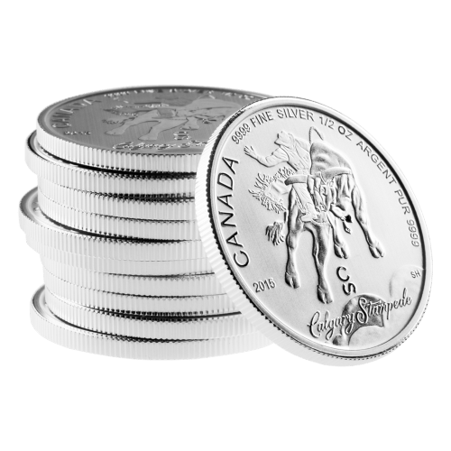 Pièce 1/2 once d'argent Stampede de Calgary 2015 | Monnaie royale canadienne