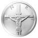 2 oz 2015 Crucifixion Silver Round