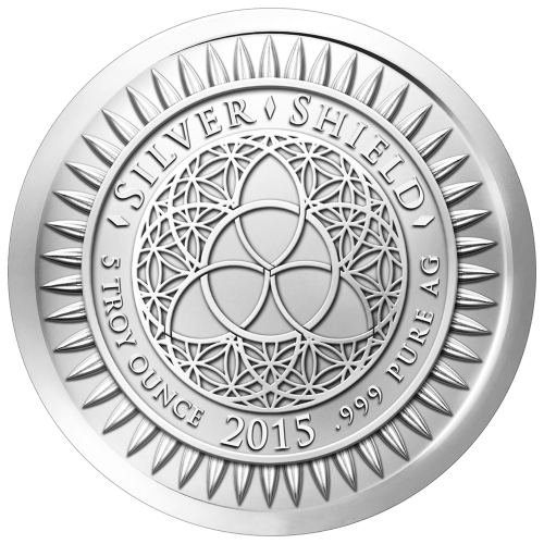 5 oz 2015 Cannabis Silver Round