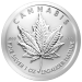 5 oz 2015 Cannabis Silver Round