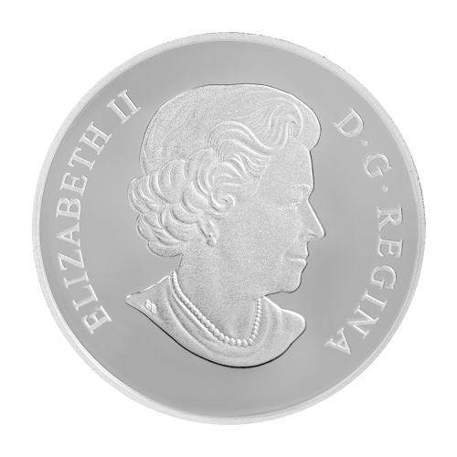Pièce 1 once d'argent épreuve numismatique Tortue en verre vénitien avec fleur de sagittaire à larges feuilles 2015